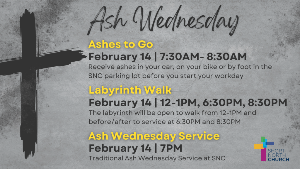 Ash Wednesday Service Short North Church